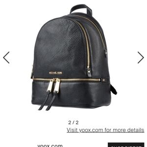 Michael Kors Rhea Medium Leather Backpack